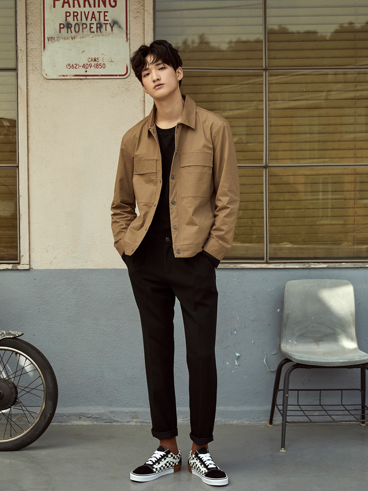 agencygarten 2018 OCTOBER UGIZ F W LOOK BOOK MODEL. PARK SEUNG JI